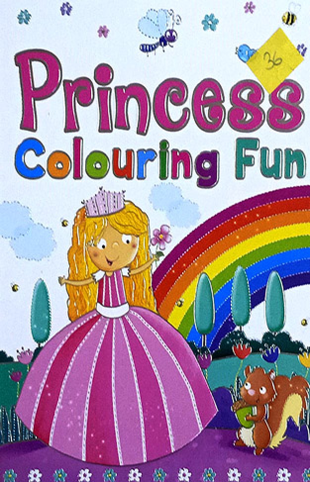 PRINCESS COLOURING FUN